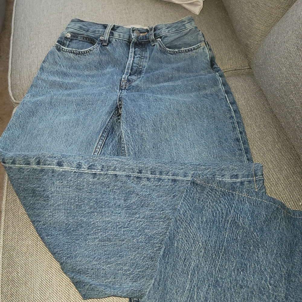 Everlane The Rigid Way High Jean Organic Cotton Size 23 Regular